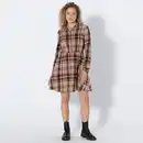 Bild 1 von Damen-Flanell-Kleid mit Knopfleiste