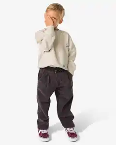Kinderhose aus Kord grau