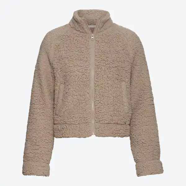 Bild 3 von Damen-Teddy-Fleece-Jacke mit Stehkragen