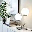 Bild 3 von SIMRISHAMN Tischleuchte, verchromt/opalweiß Glas, 42 cm