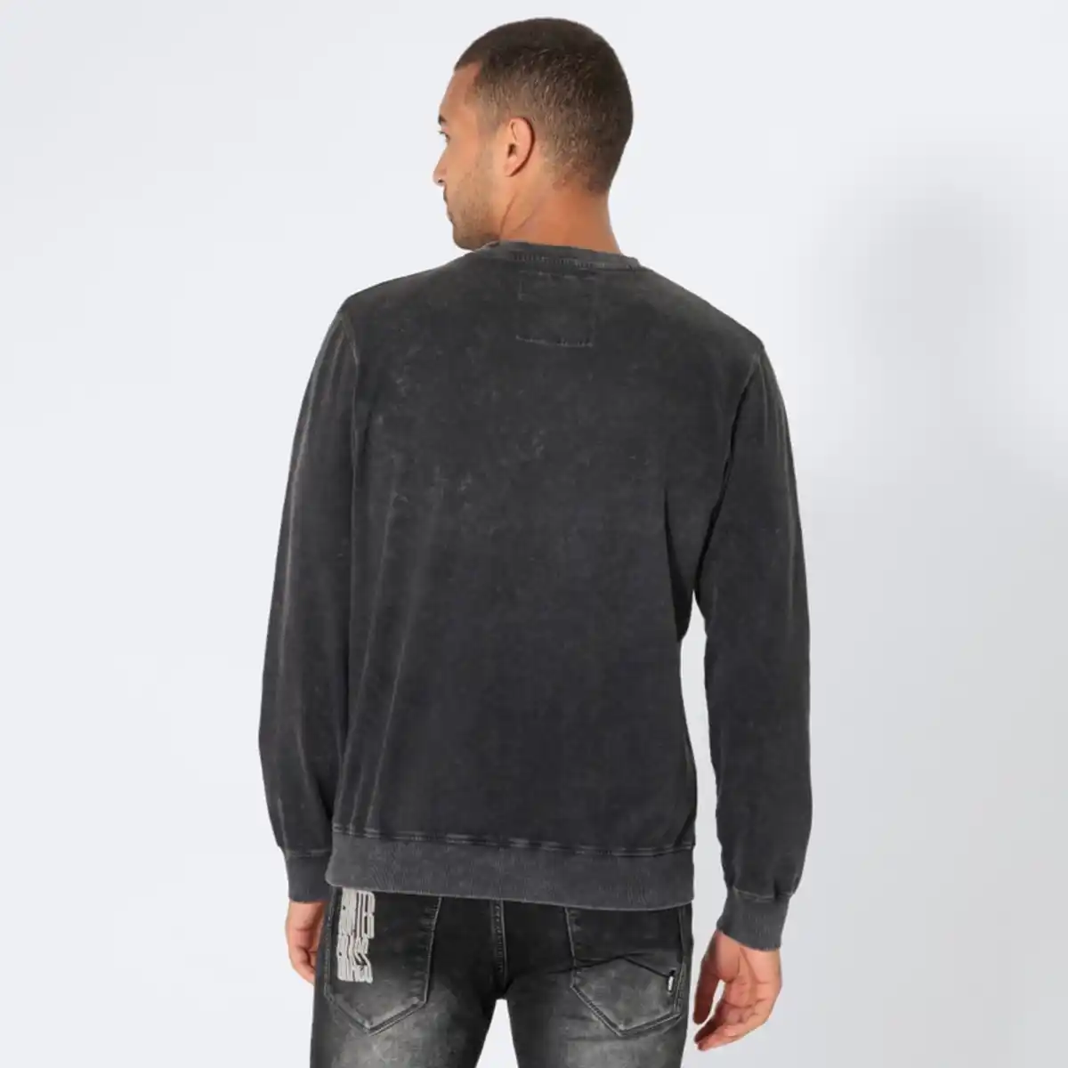 Bild 4 von Herren-Sweatshirt im Acid-Washed-Design