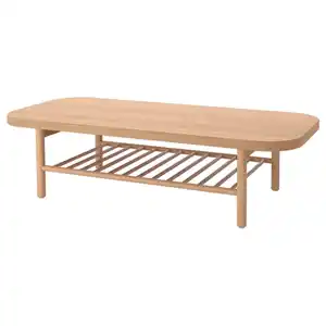 LISTERBY Couchtisch, Eichenfurnier, 140x60 cm