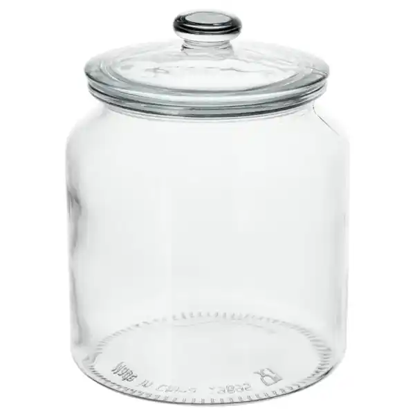 Bild 1 von VARDAGEN Dose mit Deckel, Klarglas, 1.9 l
