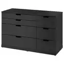 Bild 1 von NORDLI Kommode mit 7 Schubladen, anthrazit, 120x76 cm