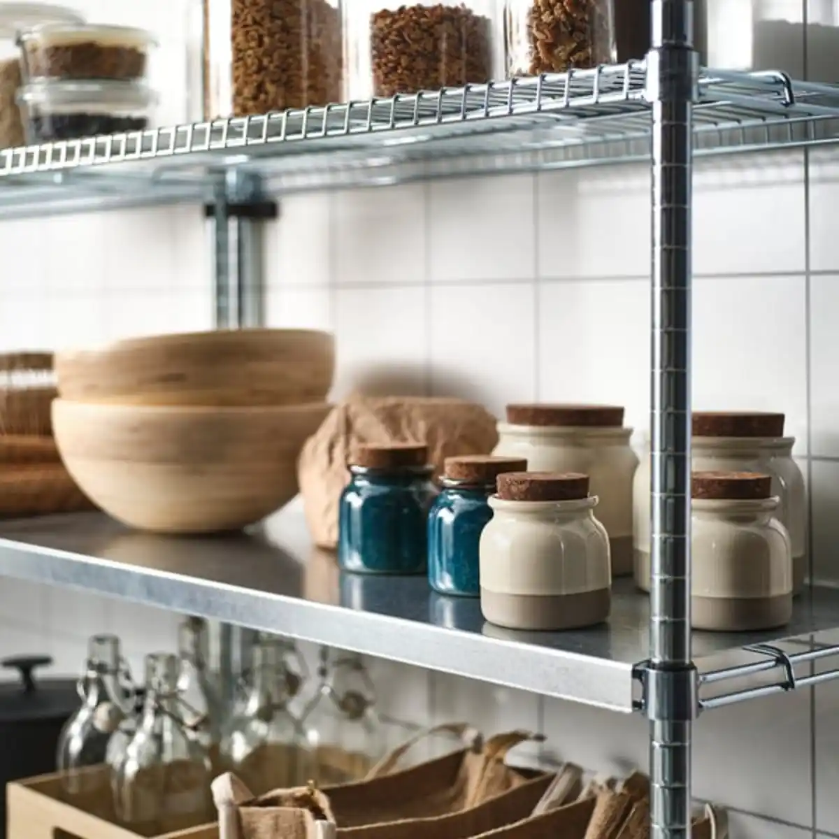 Bild 4 von BRUGDHAJ Dose mit Deckel, beige, 1 l