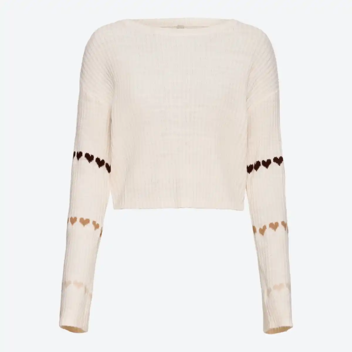 Bild 2 von Damen-Strickpullover mit Trompetenärmel