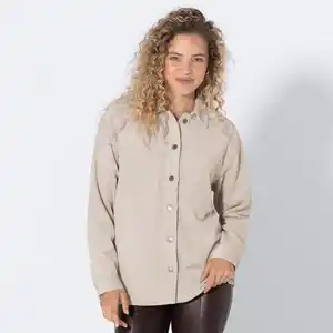 Damen-Bluse in Cordoptik