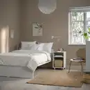 Bild 2 von VIHALS Bettgestell + Mittelbalken, weiß, 140x200 cm