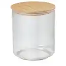 Bild 1 von EKLATANT Dose mit Deckel, Klarglas/Bambus, 2.3 l