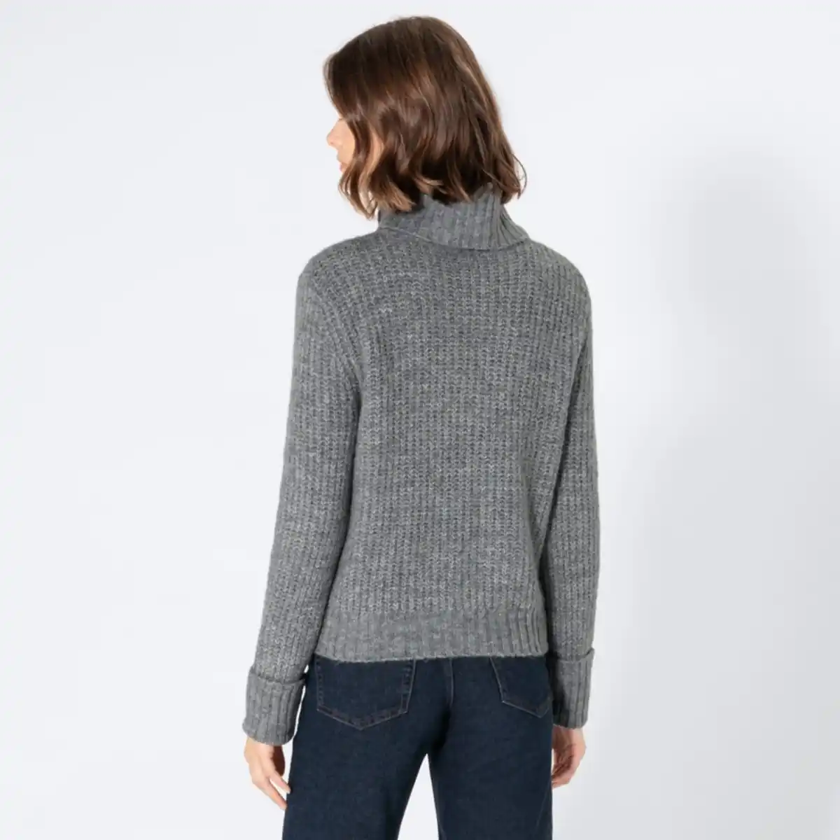 Bild 4 von Damen-Strickpullover mit Rollkragen