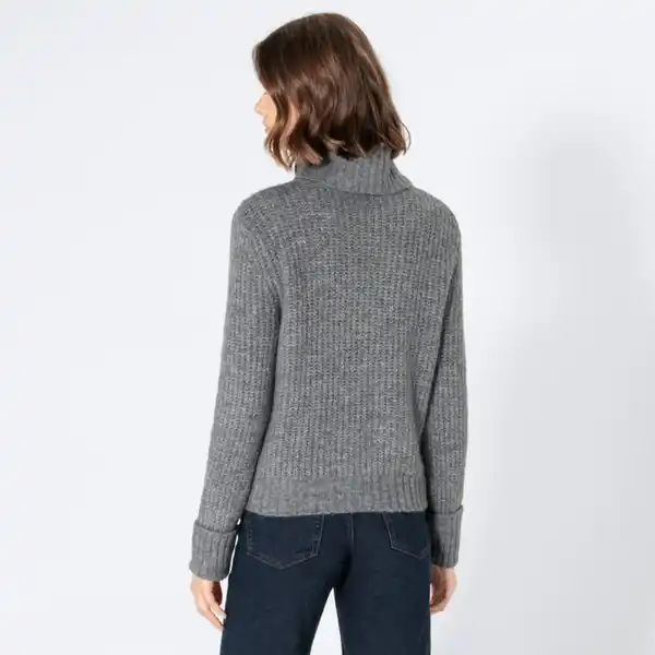 Bild 4 von Damen-Strickpullover mit Rollkragen