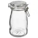Bild 1 von KORKEN Dose mit Deckel flaschenförmig, Klarglas, 0.4 l