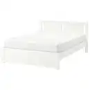 Bild 1 von SONGESAND Bettgestell, weiß/Leirsund, 140x200 cm