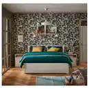 Bild 2 von SONGESAND Bettgestell mit 2 -kästen, weiß/Leirsund, 140x200 cm