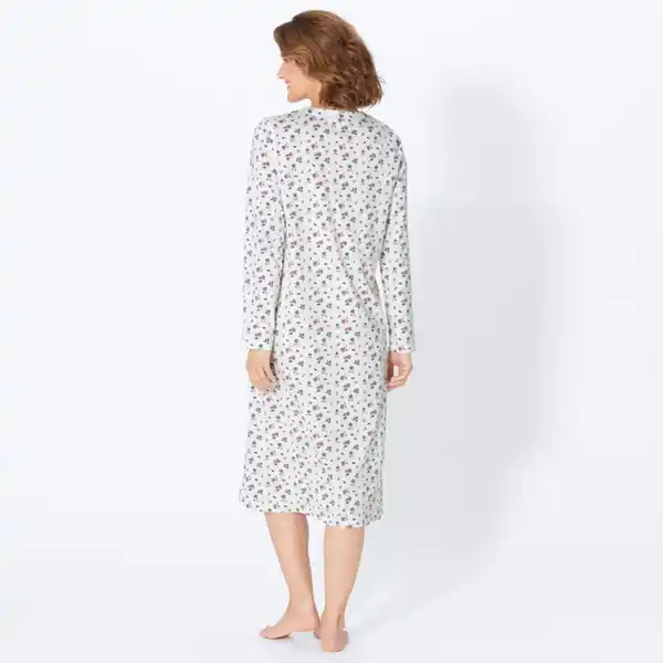 Bild 4 von Damen-Nachthemd mit Allover-Print
