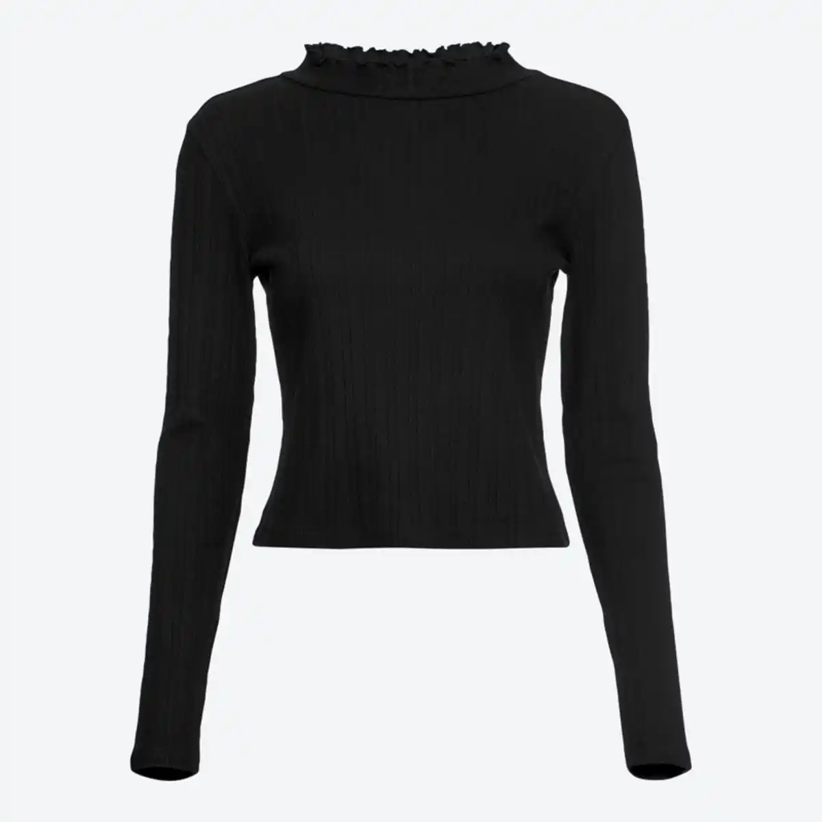 Bild 2 von Damen-Langarmshirt mit Stehkragen