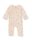 Bild 1 von Newborn-Strampler zum Mitwachsen, LENZING™ ECOVERO™, gerippt, Bären ecru