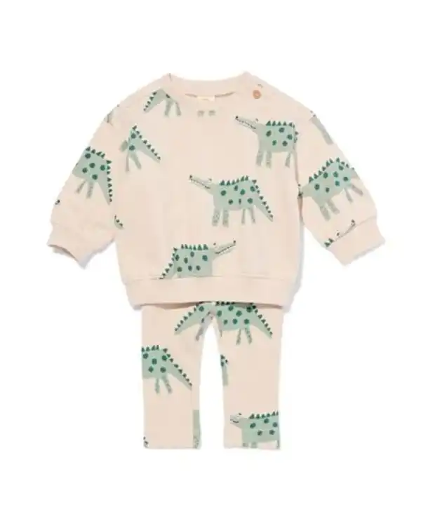 Bild 1 von Babykleidung Sweatset, Monster ecru