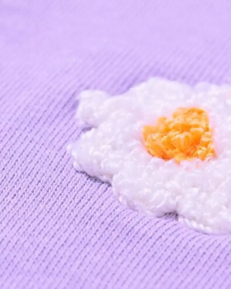 Bild 2 von Baby-Sweater mit Herzen violett
