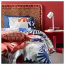 Bild 2 von HYLSNEJLIKA Bettwäsche-Set, 2-teilig, bunt, 140x200/80x80 cm