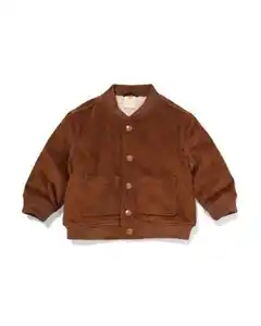 Babyjacke aus Kord braun
