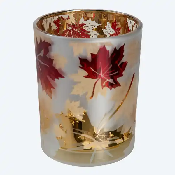 Bild 3 von Kerzenglas mit Herbstmotiv