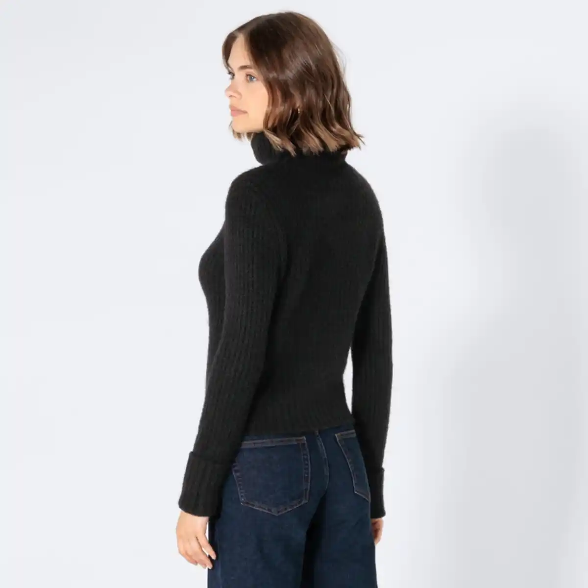 Bild 4 von Damen-Strickpullover mit Rollkragen