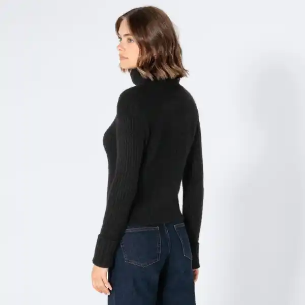 Bild 4 von Damen-Strickpullover mit Rollkragen