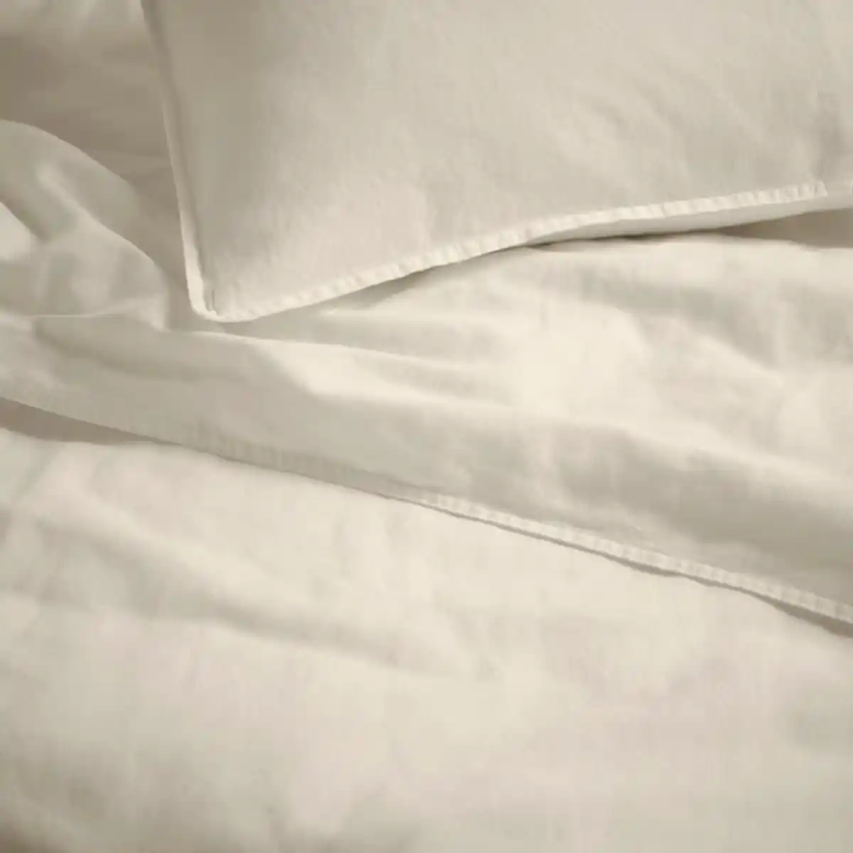 Bild 2 von RUNDHAGTORN Bettwäsche-Set, 3-teilig, beige, 240x220/80x80 cm
