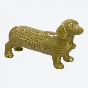 Deko-Hunde-Figur in herbstlichem Design