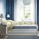 Bild 2 von VESTERÖY Taschenfederkernmatratze, mittelfest/hellblau, 140x200 cm