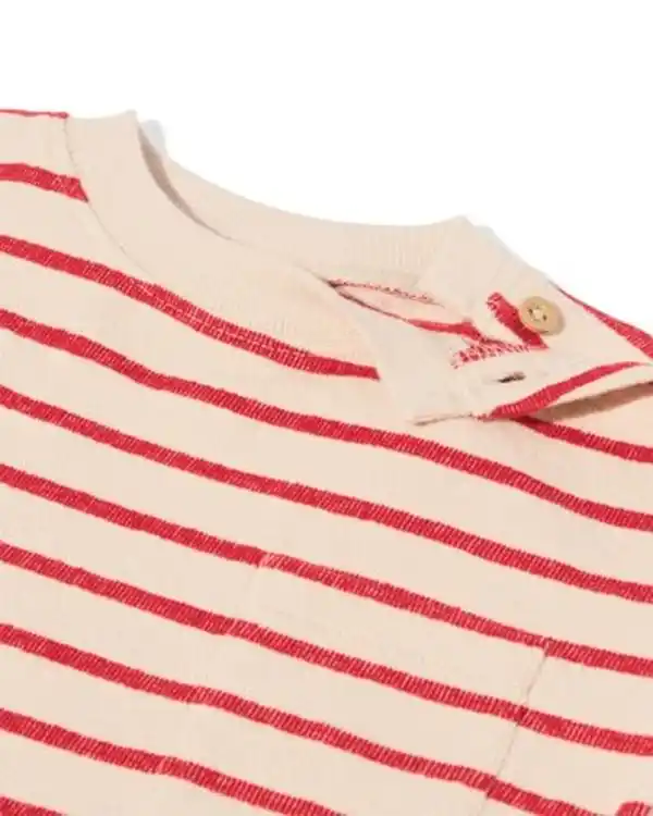 Bild 4 von Baby-T-Shirt gestreift rot