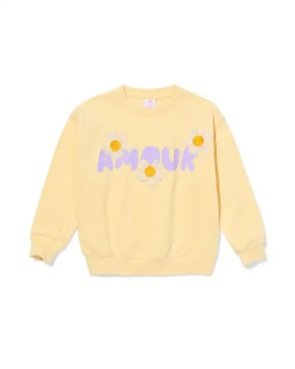 Bild 2 von Kindersweater „Amour“ gelb