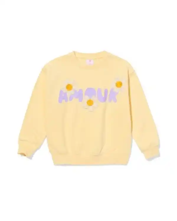 Bild 2 von Kindersweater „Amour“ gelb