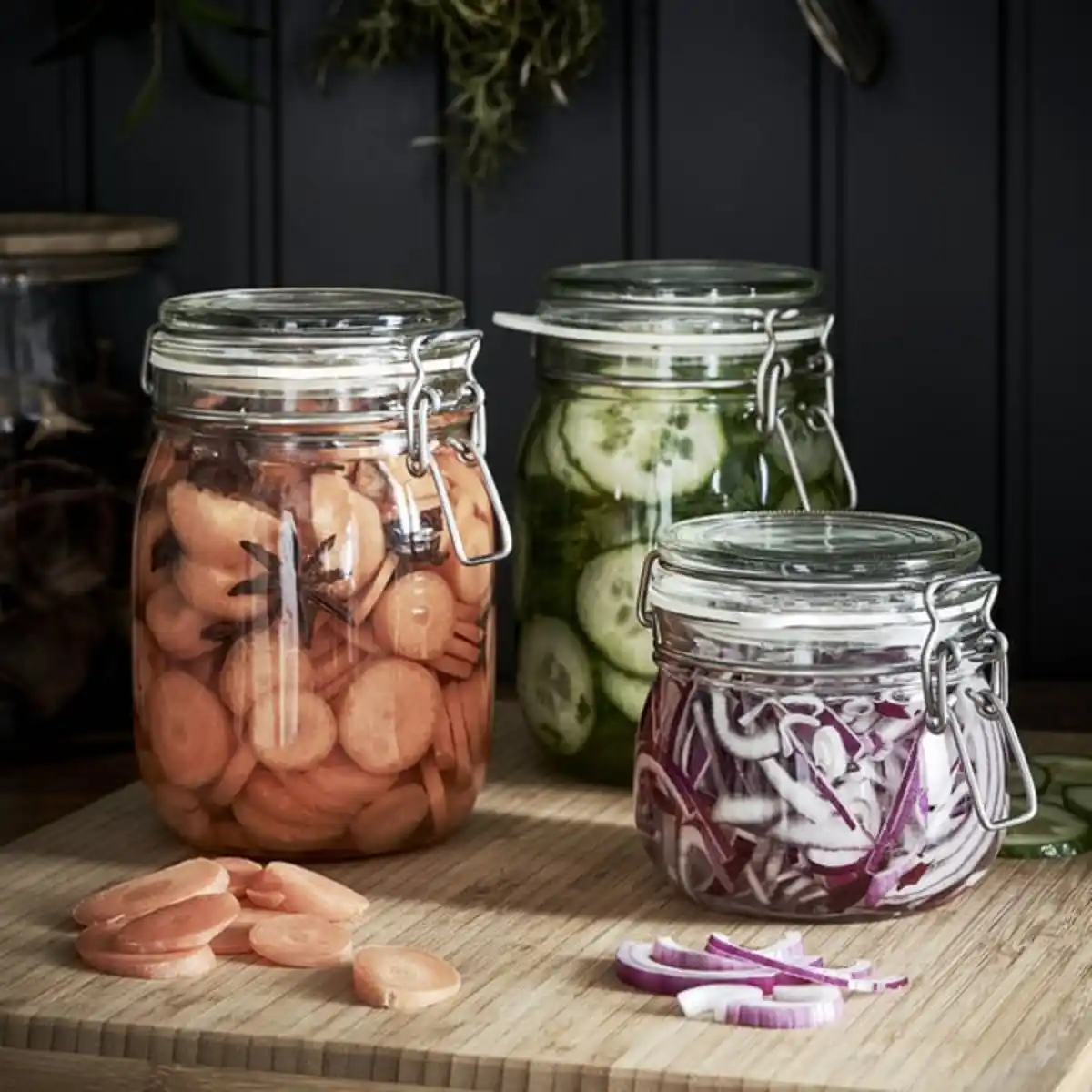 Bild 3 von KORKEN Dose mit Deckel, Klarglas, 0.5 l