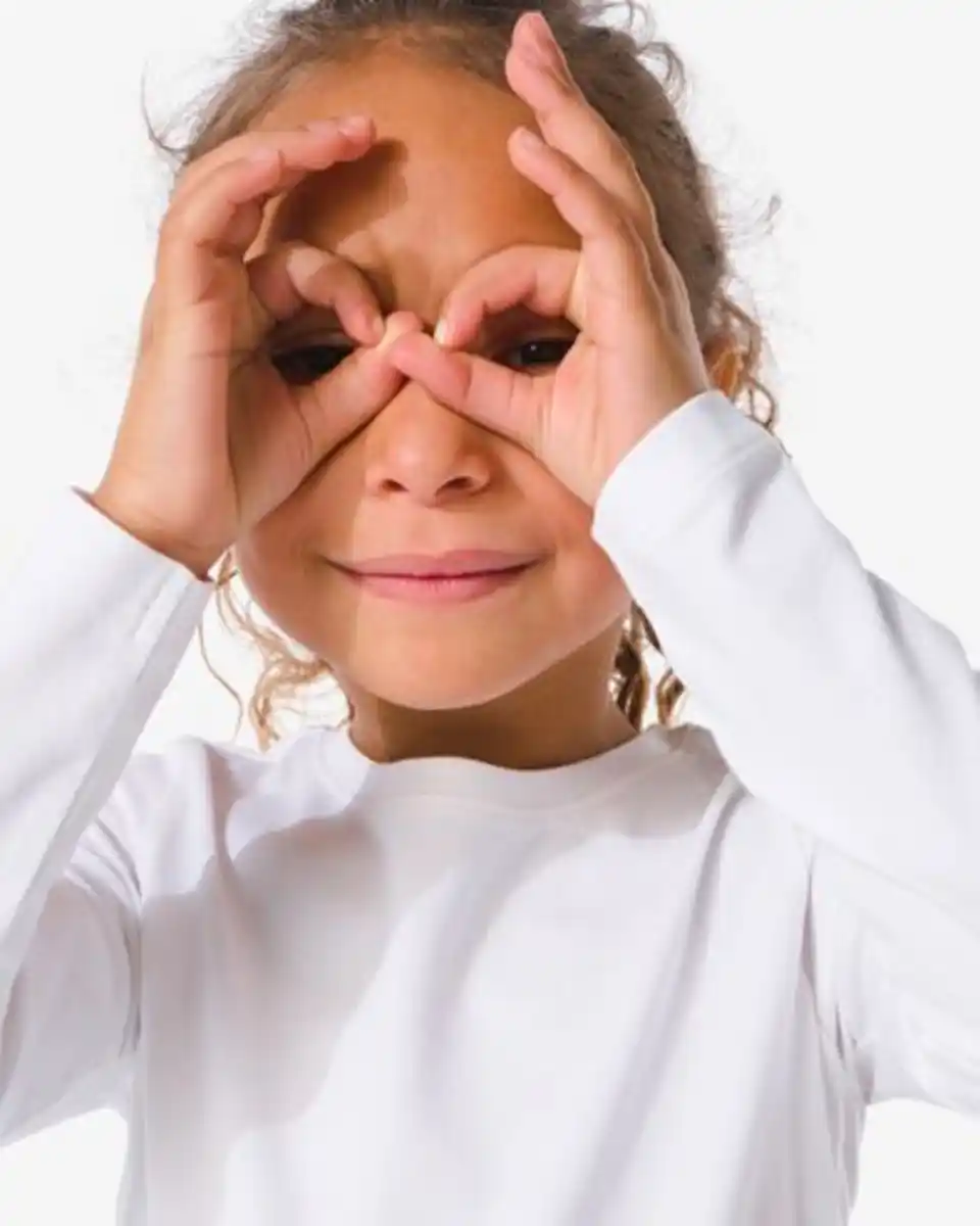 Bild 4 von 2er-Pack Kinder-Shirts, Biobaumwolle weiß