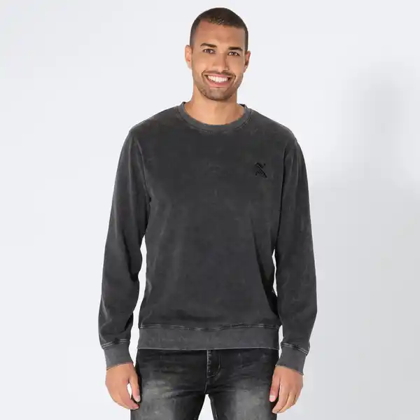 Bild 1 von Herren-Sweatshirt im Acid-Washed-Design