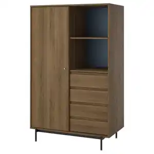 RÅDMANSÖ Kleiderschrank, braun Nussbaumnachbildung, 118x64x190 cm