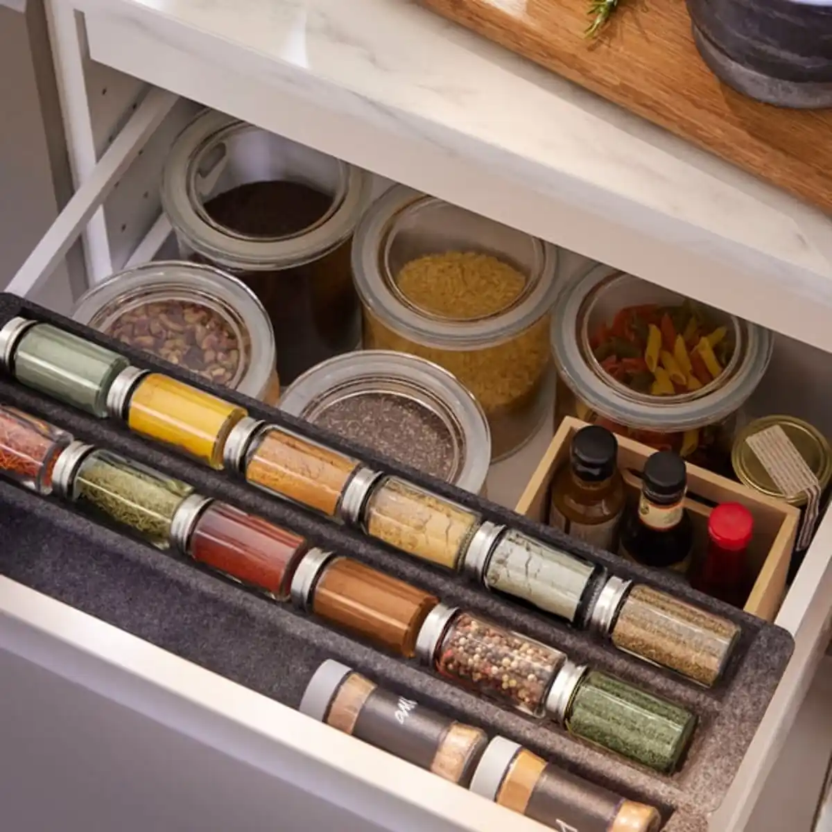 Bild 4 von IKEA 365+ Behälter, rund/Glas, 1.7 l