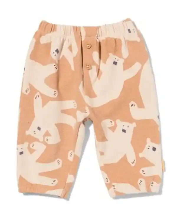 Bild 1 von Newborn-Sweathose mit Bären braun
