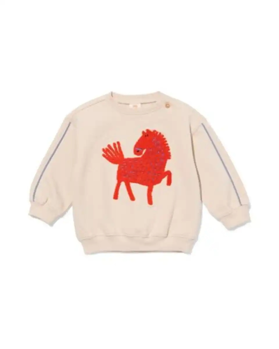 Bild 1 von Baby-Sweatshirt Pferd ecru