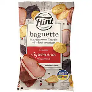 Snack aus Weizenbrot mit Bratengeschmack