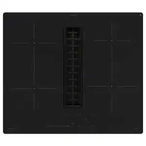 FÖRDELAKTIG Induktionskochfeld mit Dunstabzug, IKEA 500 schwarz, 60 cm