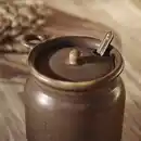 Bild 4 von KÖSSEBÄR Gefäß mit Löffel, braun, 0.3 l