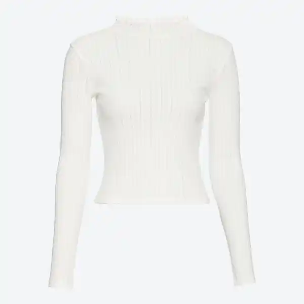 Bild 3 von Damen-Langarmshirt mit Stehkragen