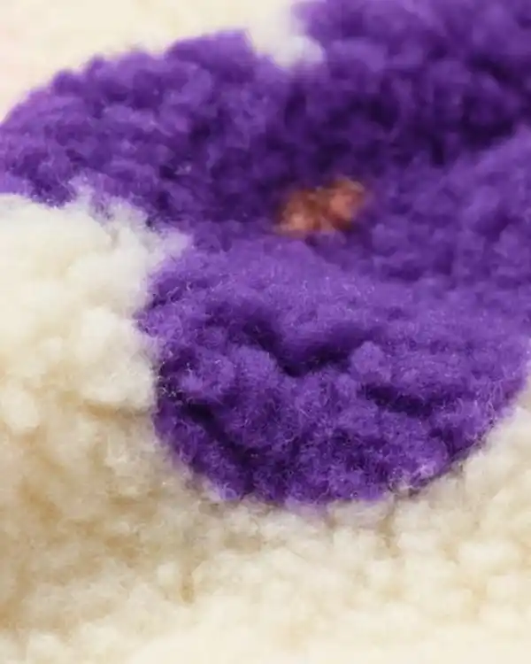 Bild 3 von Babyjacke mit Blumen ecru