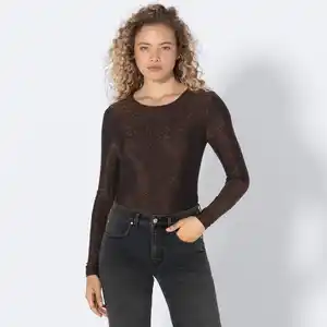 Damen-Langarmshirt mit Lurex