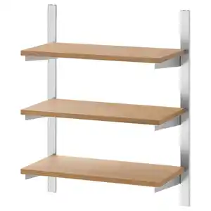 KUNGSFORS Aufhängeschiene, Böden, Edelstahl/Esche, 60 cm