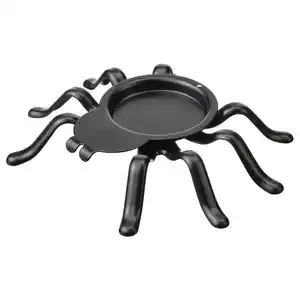 KUSTFYR Teelichthalter, Spinne schwarz, 2 cm