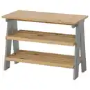 Bild 1 von KALLSÖ Bank mit Schuhablage, grau, 80x38x56 cm